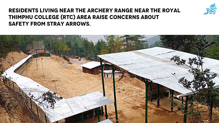   The archery range