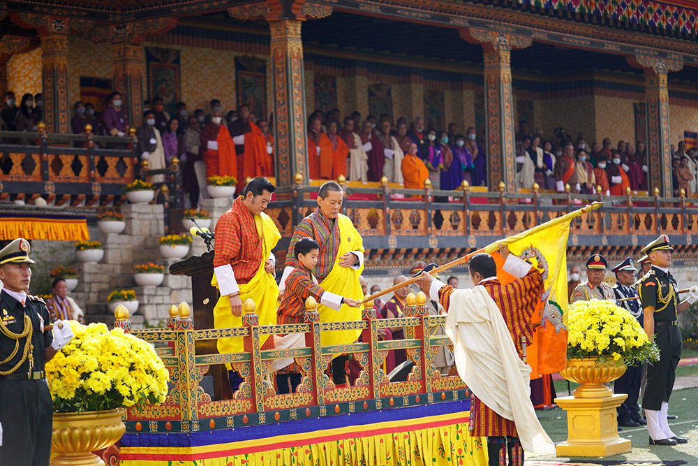  Thousands of Bhutanese poured into Changlimithang, as early as 9pm on the previous night, to witness the National Day celebrations that included live music and performances 